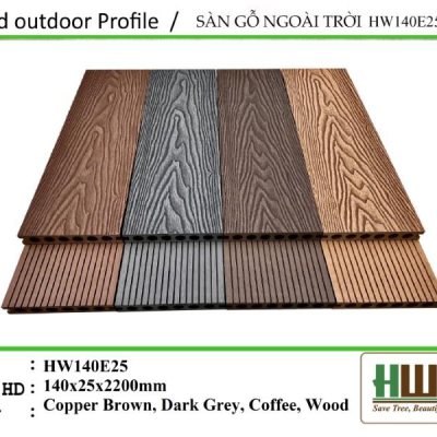 SÀN GỖ NGOÀI TRỜI HW140E25