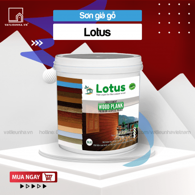 Sơn Giả Gỗ Lotus Gốc Nước