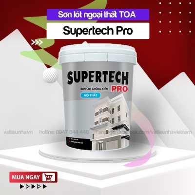 SƠN LÓT CHỐNG KIỀM NGOẠI THẤT SUPERTECH PRO TỪ TOA - Thùng 5L