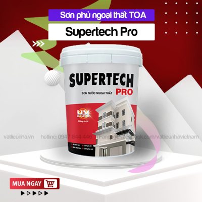 SƠN NƯỚC NGOẠI THẤT SUPERTECH PRO EXTERIOR - Thùng 5L, Thùng 18L
