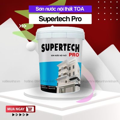 SƠN NƯỚC NỘI THẤT SUPERTECH PRO THÙNG 5L, 18L - CHÍNH HÃNG