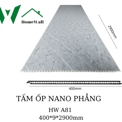 Tấm Trần Nhựa Nano PVC Vân Đá | Tấm Ốp Tường, Trần