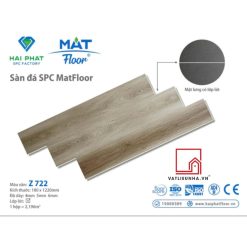 Sàn nhựa hèm khóa cốt đá SPC MatFloor Mã Z722
