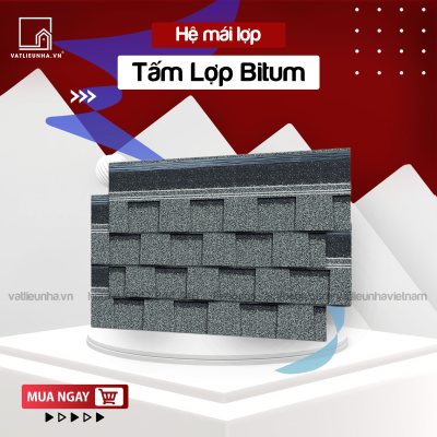 NGÓI BITUM PHỦ ĐÁ DẠNG ĐA TẦNG - MÀU XÁM KNX