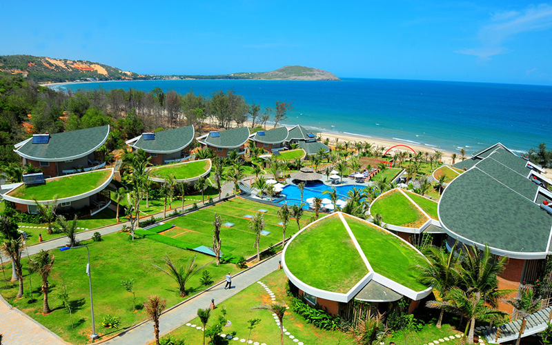 Sandunes Beach Resort - Mũi Né sử dụng ngói Bitum