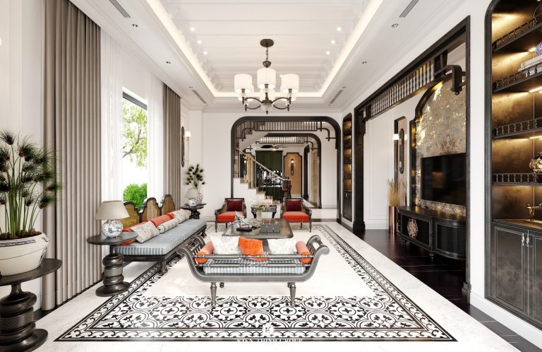 Biệt thự phong cách Indochine – Nơi dừng chân nghỉ ngơi của gia chủ bận rộn