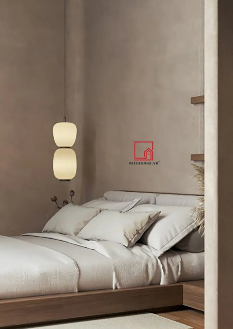 Giường phản kiểu Nhật và nội thất gọn gàng