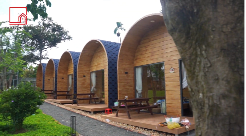 Ưu điểm của mái ngói bitum trong thiết kế homestay