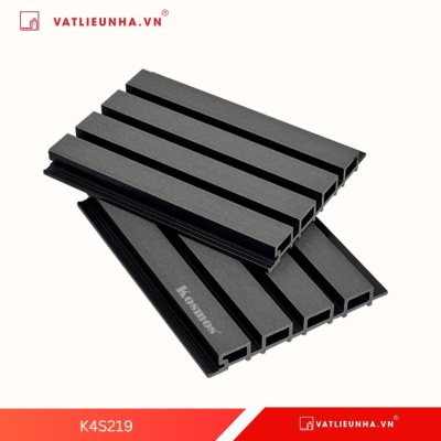 Tấm ốp lam 4 sóng gỗ nhựa ngoài trời Kosmos K4S219 3M/2,2M