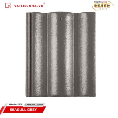 Ngói Thái SCG Elite Series Dạng Sóng Classic - Mã màu: E002/Xám Hải Âu