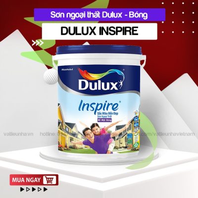 Sơn Ngoại Thất Dulux Inspire Sắc Màu Bền Đẹp Bề Mặt Bóng - 5L,15L,18L