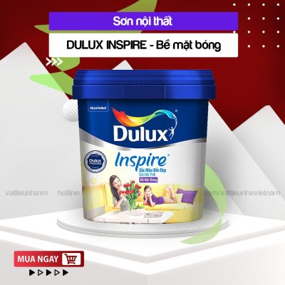 Sơn Nội Thất Dulux Inspire Sắc Màu Bền Đẹp Bề Mặt Bóng - 5L,15L