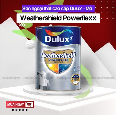 Dulux Weathershield Powerflexx - mờ