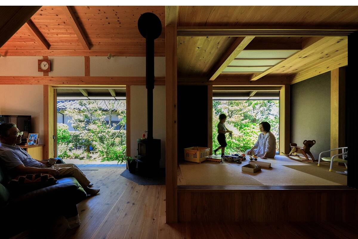 Ngôi nhà được thiết kế lấy cảm hứng từ phòng cách nhà ở Nhật Bản