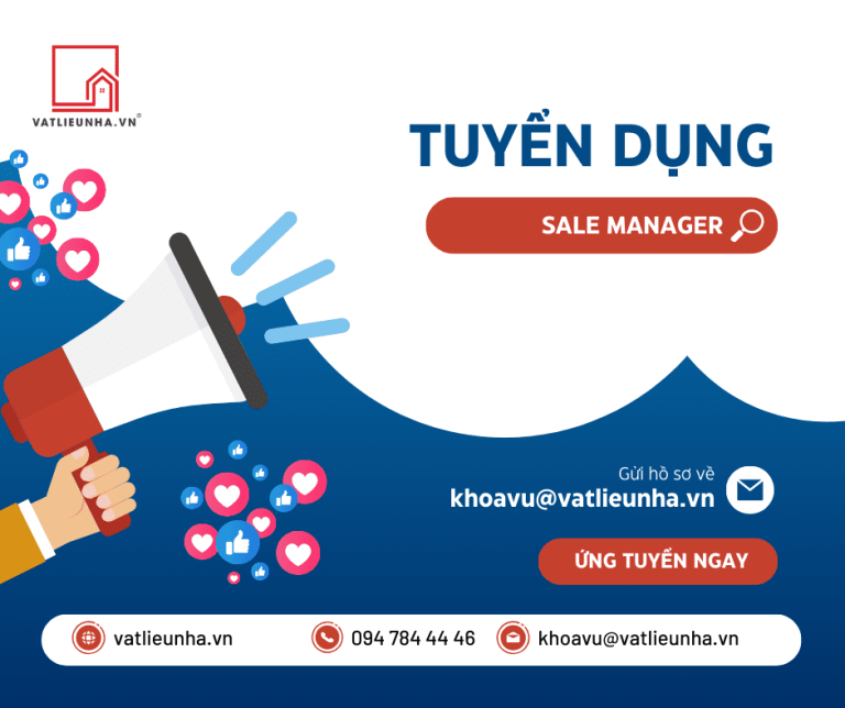 Tuyển Dụng Sale Manager Buôn Ma Thuột – Mức lương hấp dẫn, môi trường chuyên nghiệp!