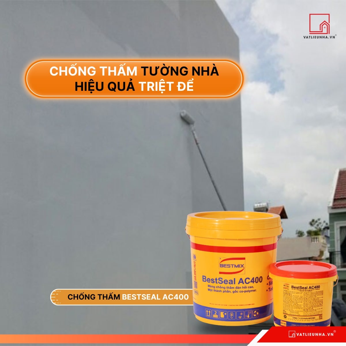 Chống thấm Bestmix thực sự là giải pháp hoàn hảo cho các công trình 