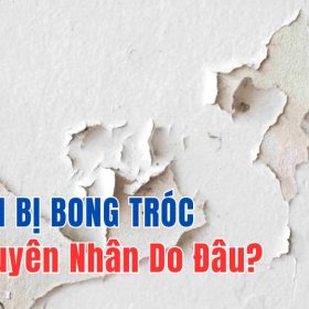 Tường mới sơn bị bong tróc do đâu? Cách xử lý tường nhà phồng rộp, bong tróc