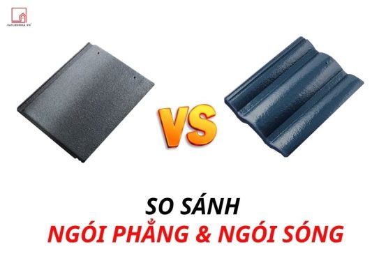 SO SÁNH NGÓI PHẲNG VÀ NGÓI SÓNG: NÊN CHỌN LOẠI NÀO?