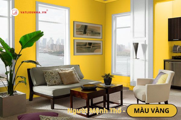 Màu sắc phù hợp với người mệnh Thổ