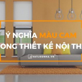 Ý Nghĩa Màu Cam Trong Thiết Kế Nội Thất