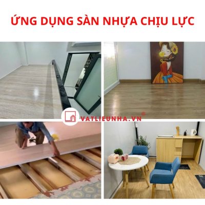 Ứng dụng sàn nhựa chịu lực