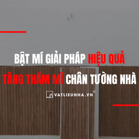 Xử Lý Thẩm Mỹ Chân Tường Chỉ Với 3 Vật Liệu Đơn Giản