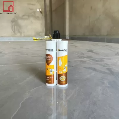 Keo cha ron Epoxy Weber Color Shine 2 thanh phan 2 5
