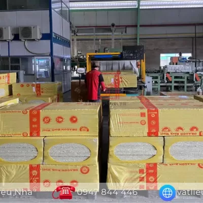 Bông khoáng Dragon Rockwool dạng tấm