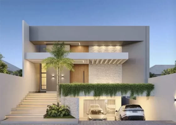 Mẫu nhà cấp 4 có tầng hầm đẹp