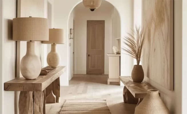 Trang tri hanh lang trong nha 17