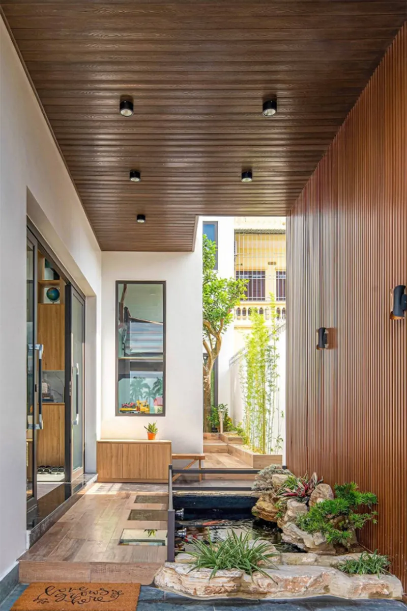 Trang tri hanh lang trong nha 4