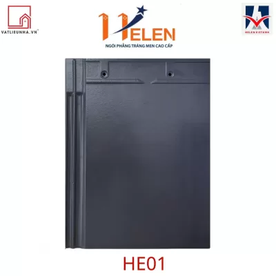 Ngói phẳng tráng men matt cao cấp Helen HE01