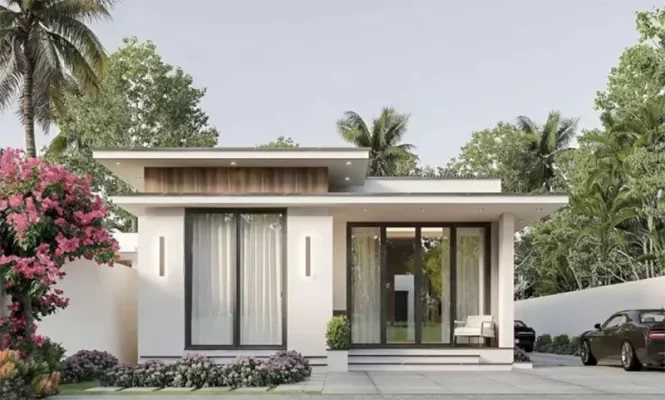 Nhà cấp 4 mái bằng hiện đại - Xu hướng thiết kế hiện nay